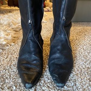 Vintage leather boots